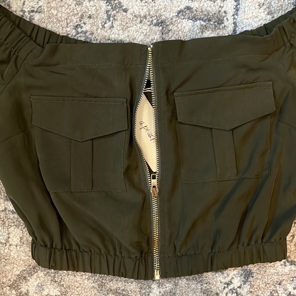 Nwt olive green, two piece outfit. - Picture 3 of 6